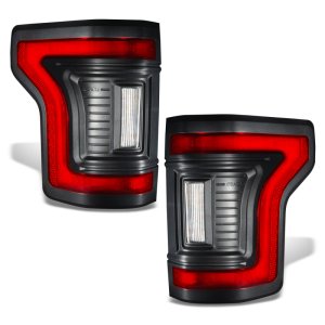 Ford F-150 Tail Lights - Rear - ORACLE Lighting - Flush Style LED - Red - `15-`20